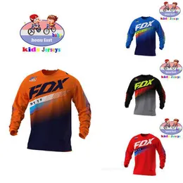 T-shirty męskie Dzieci Off Road ATV Racing T-shirt AM RF Rower Cycling Rower Motorcycle Jersey Mtb DH MX Ropa D Boys Http Fox Downhill Jersey