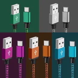 كبل نوع USB C 1M 2M 3M Charging USB 3.0 Cable Type-C Charge Charger USB-C لـ Samsung S10 S9 S8 NOTE 9 8 XIAOMI MI 9