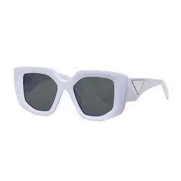 крутые новые модные дизайнерские солнцезащитные очки винтажного бренда 14ZS квадратные оправы «кошачий глаз» белые солнцезащитные очки с линзами UV400 популярный стиль в оригинальном футляре