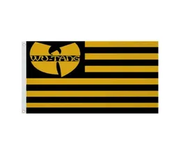 Wu Tang Band-Flagge, 90 x 150 cm, Werbeflagge, Festival, Party, Geschenk, 100D-Polyester, für drinnen und draußen, bedruckt, Selling14981441476736
