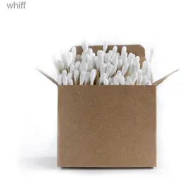 Cotton Swab 100PCS Cotton Swab Disposable Tube Double-Headed Bamboo Cotton Soft Cotton Ear Two Tips Bamboo Cotton SwabsL231116