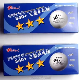 Table Tennis Balls 20balls Palio الرسمية S40 البلاستيك مع Seam 3stars Table Tennis Ball ITTF ABS International Ping Pong Balls 231115