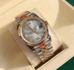 36 mm damskie zegarki Oryginalne Japan Miyota 8215 Watch Women Sapphire Glass Diamond 904L Stalowe różowe złoto jubileuszowa bransoletka GD Maker 126231