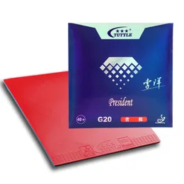 Bord Tennis sätter Tuttle G20 Super klibbig gummi 2,2 mm 40 Hårdhet Ping Pong Sheet ITTF Godkänd för toppspelare 231115