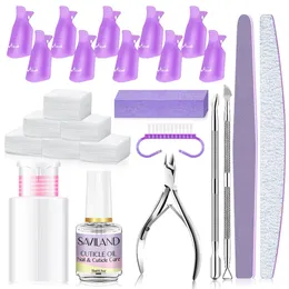 Gel nagellak Remover Tools Kit Cuticle Oil Nail Remover -pads