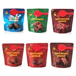 Infused Brownies Packaging Bag 600 mg Cake Empty Chewy Funfetti Fudge Chocolate Snack Bites Red Velvet Ipimj