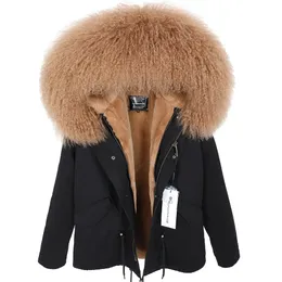 Женская зимняя куртка из искусственного меха MAOMAOKONG, женская шерстяная шуба, натуральная парка, женские зимние пальто, норковая шуба, женская куртка 231116