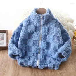 Giacche invernali addensare bambini ragazzo cappotto neonata vestiti neonato bambino capispalla giacca per bambini velluto caldo cardigan sciolto A1144
