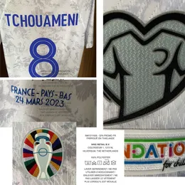 Ev Tekstil Maç Yıpranmış Oyuncu Sorunu Fransa Maillot vs Hollanda Griezmann Mbappe Coman Tchouameni Pavard Futbol Yama Rozeti