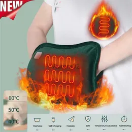 Space Heaters Electric Hand Warmer Heater Rechargeable Graphene Self-Heating Warm Hands Mini Usb Protable Hot Water Bag Plush Pillow Winter YQ231116