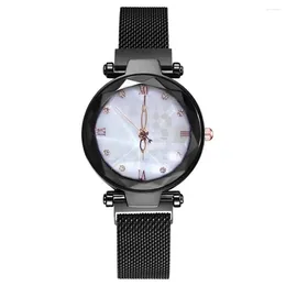 Relógios de pulso High-End Watch Senhoras Vibrando Rede Malha Vermelha com Tendência Quartz 2 Rupees Itens Reloj Para Mujer