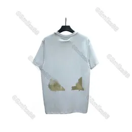 Off Shirt White Tees Arrow Summer Finger Loose Casure SHORT STEVE TSHIRT FÖR MÄNNER OCH KVINNOR PRINT GILDING X ON BACK MENS T DESIGNER POLO SHIRT MV17