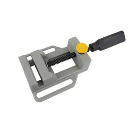 드릴 스탠드 손잡이를위한 펜치 알루미늄 미니 플랫 클램프 워크 벤치 DIY 도구 밀링 Hine Manual Clamps 목재 일하는 드롭 DELIVE DHPUV