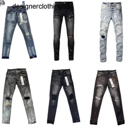 Damen-Herren-Designer-Denim-Hose, schwarze Hose, High-End-Qualität, Stickerei, Steppung, zerrissen, für Trendmarke, Vintage-Hose, schmale, dünne Mode