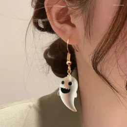 Dangle Earrings 2023 Halloween Personality Cute Ghost Pendant Creative Girls Party Jewelry Gifts