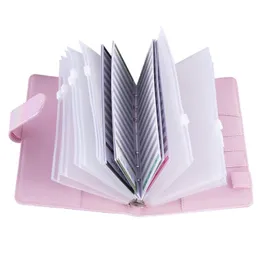 Денежные конверты подарочной упаковки для бюджетного бюджетного связующего с Zipper третьего поколения сэкономить PinkGift