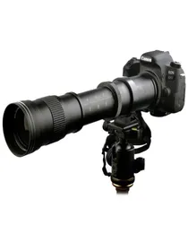 420800mm f8316 슈퍼 텔레포 렌즈 매뉴얼 줌 렌즈 캐논을위한 Adaper Ring 550d 650d 750d DSLR CAMER9884150