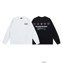 Sweatshirts Erkek Kadın Tasarımcı Hoodies Moda Sokak Giysesi Biz Moda Br 11done Love Renkli Sprey Baskı Gevşek Sonbahar Çift Kürk Yüzük Yuvarlak Boyun Teri