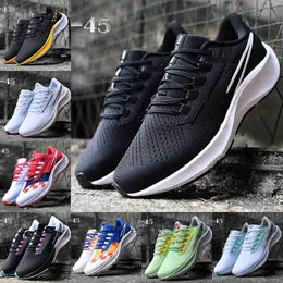 2023 Zoom Pegasus 38 Running Shoes Generation Mesh Mesh Fashion Womens Mens Metal Black and White Pink Green Brown Black Trainers Sports Runner Size 39-45