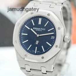 AP Swiss Luxury Watch Men's Watch Royal Oak 15202st.oo.0944st.03 Blue Plate Automatic Mechanical Wristwatch 39mm Full Set 19