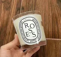 Zapach dezodorant świeca Santal Roses 190G Bougie Parfumee Netwt 65 unz Najlepsza jakość marki Candles Whole6665473