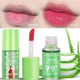 립글로스 1pc 알로에 베라 베라 에센스 립스틱 컬러 변화 립글로스 오래 지속되는 보습 방수 온도 변화
