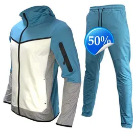 Niklmens Tracksuit Tech polar mężczyźni kobiety projektanci bluzy kurtki sportowe spodnie kosmiczne bawełniane spodnie damskie dres dressit bottoms Man Man