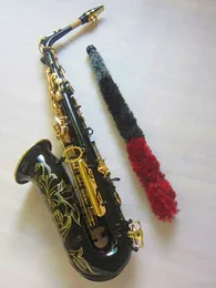 Novo modelo de alta qualidade saxofone alto YAS-875EX modelo profissional saxofone e instrumentos musicais de latão preto plano e caixa rígida