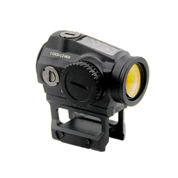 전술 소형 태양 광경 2 Moa Red Dot Sight Hunting Riflescope 라이저 마운트가있는 멀티 코팅 렌즈 광학