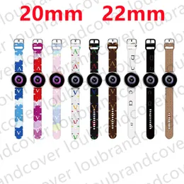 22 mm 20 mm Uhrenarmband für Samsung Galaxy Watch 5 4 Bands Classic/Active 2/3/Gear S3 Frontier Smartwatch Silikon Farbdruck Armband Ersatz Smart Strap