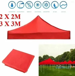 Tält och skyddsrum Skydda utomhusläger Fyra hörntält Canopy Garden Parasol Sun Shade Cover 22 Toppbyte
