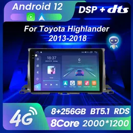 M6 Pro QLED Android 12 Car DVD Radio Stereo для Toyota Highlander 3 Xu50 2013-2017 2018 Multimedia Player GPS Navigation № 2DIN DVD