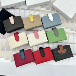 porta carte designer donna borsa portafoglio tasca per organi portafogli per carte pelle bovina vera pelle business portafoglio carte di credito borsa di lusso di design con scatola di alta qualità