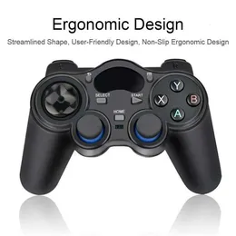 Ny trådlös gamepad 2,4 g Gaming Anti-Slip Joystick med OTG Converter Two Mode Remote Control-handtag för surfplatta PC Smart TV-låda