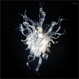 Chandeliers Pretty Lighting Murano Glass Chandelier Simple Designed Blown LED