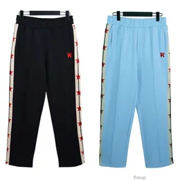 Designers Casual Pant Mens Byxor Sweatpants Rätt version av Palmes Angel Angels Han Xuanfeng Pa Star Side Pants Herrkvinnor High Street raka