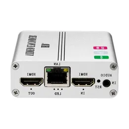 Freeshipping K1S H264/H265 HEVC 4K UHD HD-MI İç/çıkış Video Akışı Kodlayıcı IP Encoder SD Kart CQKVI kayıtlı