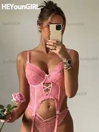 Women's Tanks Camis HEYounGIRL Lace Sexy Suspenders Crop Tank Top Casual Pink Bow Hollow Out Aesthetic Summer Camisole Y2K Vintage Fashion Clubwear T230417