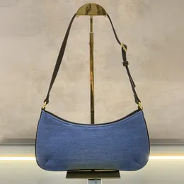 Toppdesigner hobo handväska Jacqmus bisou bag Dam axelväska Läder denim Mode rund boll design Mode underarmsväska Lyxiga crossbody väskor nya 2023