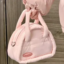 Akşam çantaları xiuya tatlı sevimli çantalar kadınlar için kabarık yumuşak bulutlar gündelik crossbody çanta harajuku tarzı yaz moda omuz çantası 231117