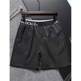 Shorts masculinos de grife, calças de praia pretas e brancas, letras clássicas, puro algodão, fashion, soltas, roupas de rua, roupa de banho, secagem rápida, tamanho curto, grande, 3XL#88