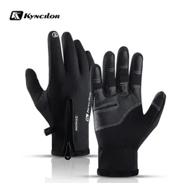 Sports Gloves Kyncilor Mens Winter Touch Waterproof Bicycle Wool Motorcycle Running Ski 231117