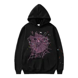 Young Thug Pink Sp5der 555555 Designer-Kapuzenpullover mit Reißverschluss, hochwertiger Schaumdruck, Webgrafik-Sweatshirts, Pullover, schneller Weg, Absatz, Herren- und Damenmode, Kapuzenpullover, XL