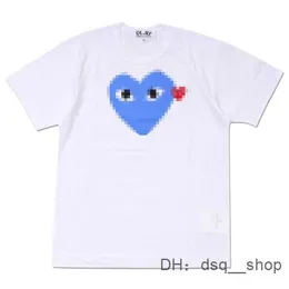 Men's T-Shirts Designer TEE Men's T-Shirts CDG Com Des Garcons Little red Heart Play T shirt White Mens Medium tee ami shirt 31ZG
