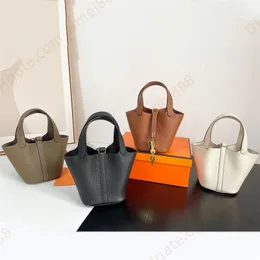 Mode féminine avec serrure Sacs seau Sacs à main de créateurs de luxe Couleur pure de qualité supérieure Sac à bandoulière Sac à bandoulière Embrayage fourre-tout hobo porte-monnaie portefeuille