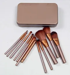 Bricações de maquiagem Marca de alta qualidade 12 PCs compõem as ferramentas de beleza de cosméticos de cosméticos Pincel de maquiagem Brochas Maquillaje