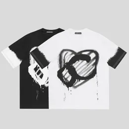 DSQ Phantom Kaplumbağa Erkek Tasarımcı T Shirt İtalyan Milan Moda Logosu Baskı Tişört Yaz Siyah Beyaz T-Shirt Hip Hop Sokak Giyim% 100 Pamuk Üstleri Boyut 51530