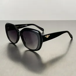 Okulary przeciwsłoneczne francja Vintage dla kobiety projektant seksowne kocie oko okulary owalne octanowe okulary ochronne do jazdy damskie okulary przeciwsłoneczne z pudełkiem