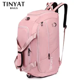 Abendtaschen Tinyat Große Kapazität Damen Reisetasche Wochenendrucksack Damen Sport Yoga Gepäck Multifunktions Weibliche Umhängetasche 231117