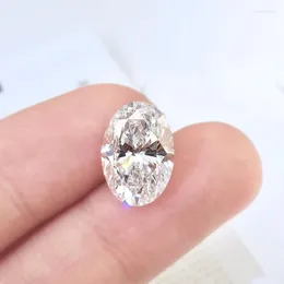 Loose Gemstones Factory Price GRA Certificate D Color Oval Cut Moissanite Diamond